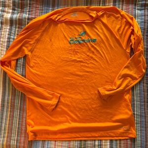 Majestic Orange and Teal Performance Coolbase Tee